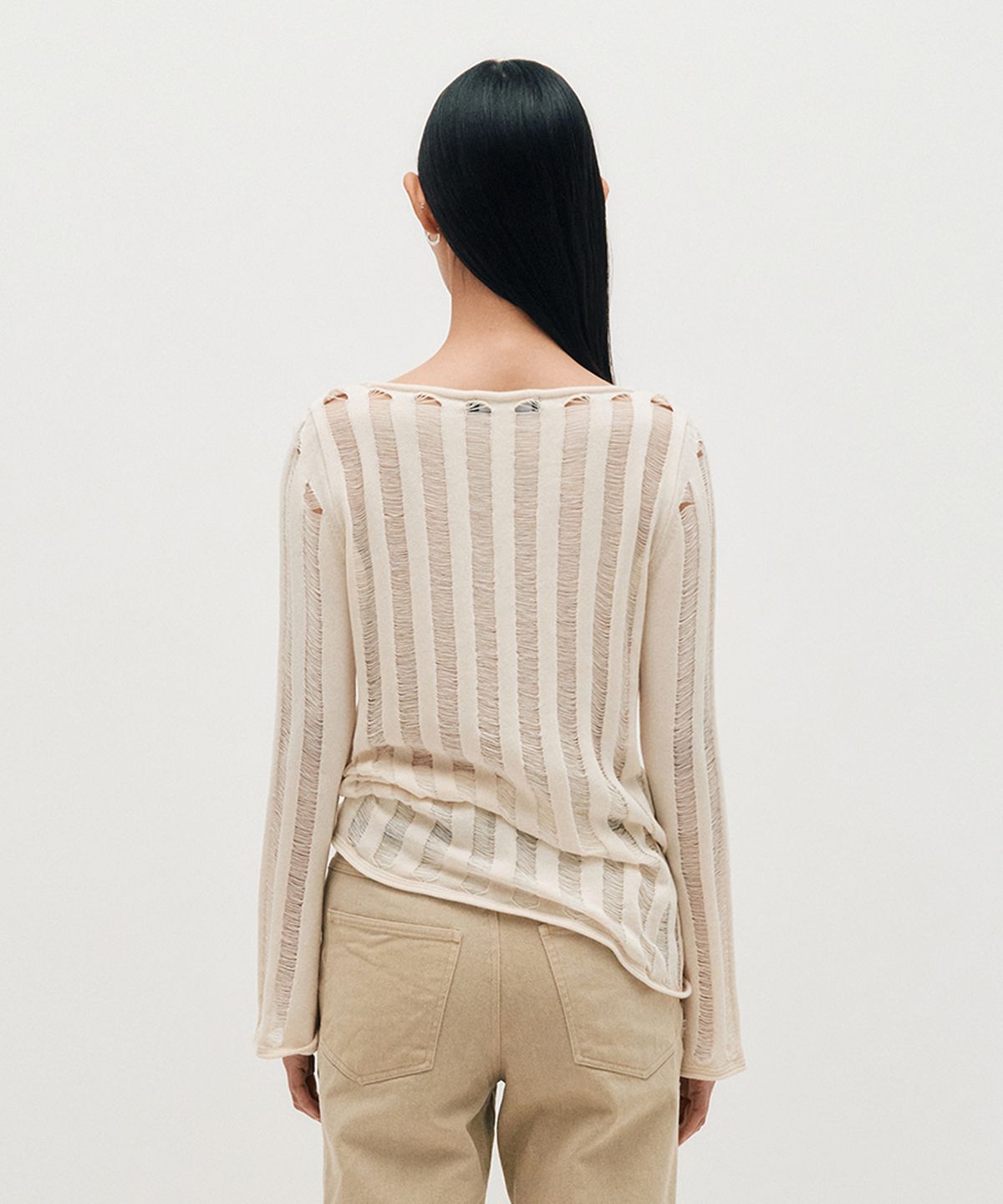 킴지수(KIMZISU) Loose Gauge Knit _ IVORY