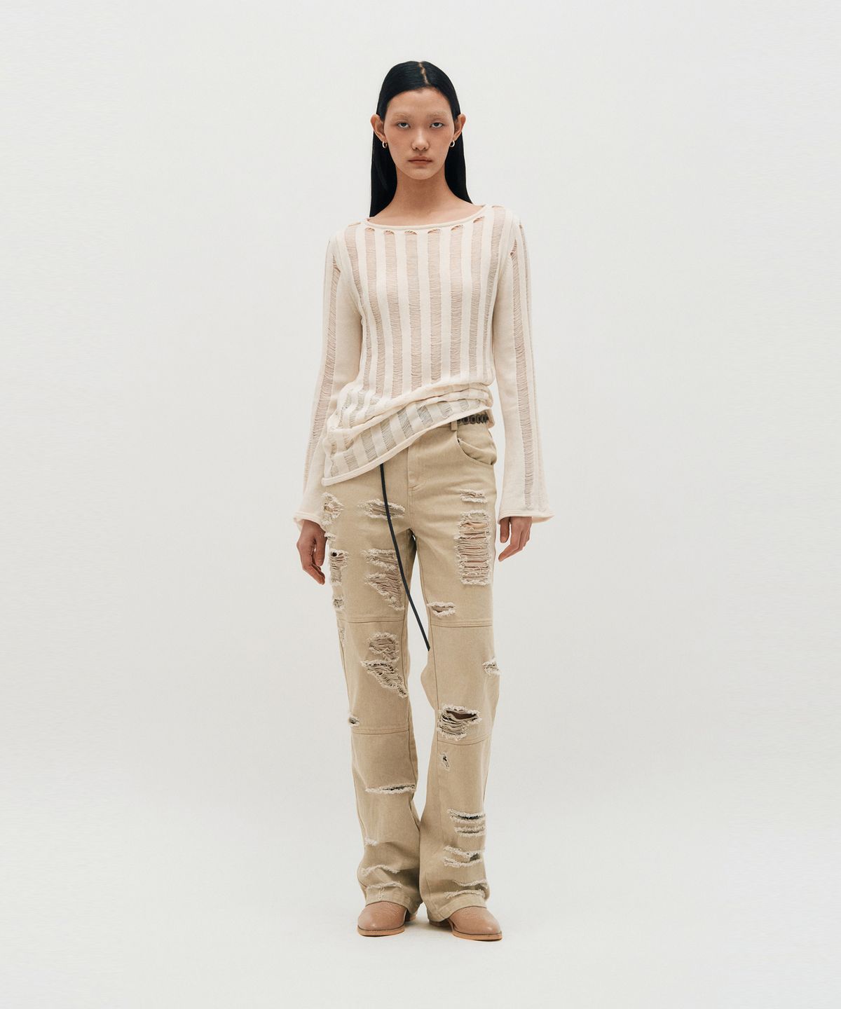 킴지수(KIMZISU) Loose Gauge Knit _ IVORY