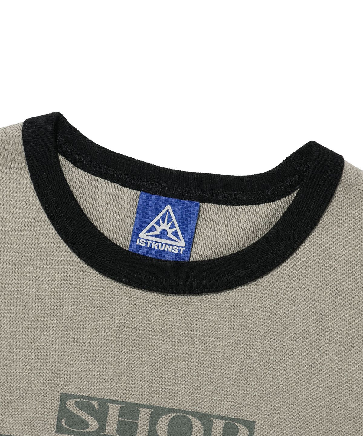 이스트쿤스트(ISTKUNST) SHOP CROP RINGER TEE_BEIGE(IK2FMFT528A)