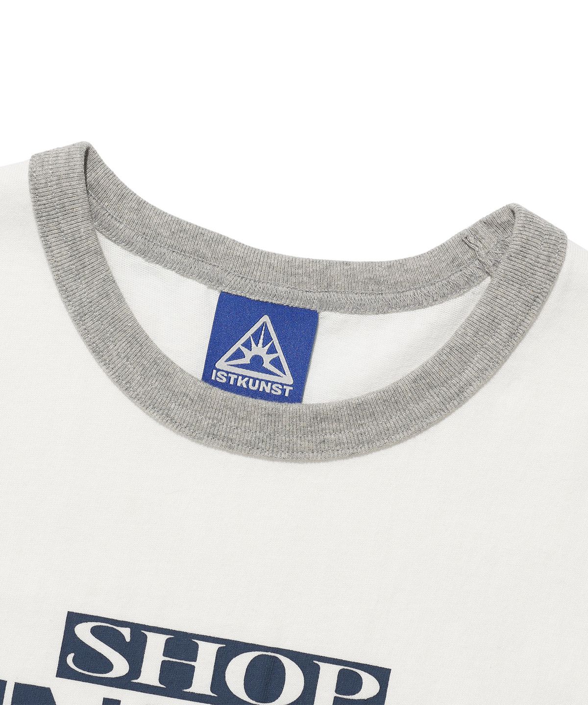 이스트쿤스트(ISTKUNST) SHOP CROP RINGER TEE_WHITE(IK2FMFT528A)