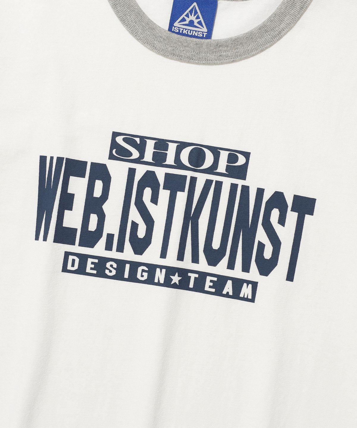 이스트쿤스트(ISTKUNST) SHOP CROP RINGER TEE_WHITE(IK2FMFT528A)