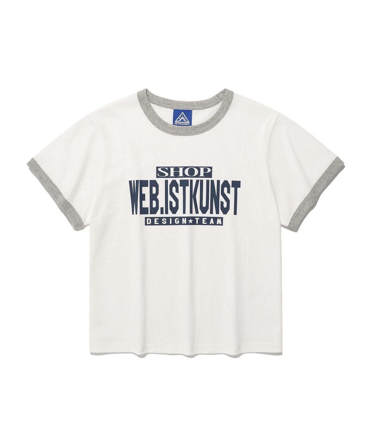 이스트쿤스트(ISTKUNST) SHOP CROP RINGER TEE_WHITE(IK2FMFT528A)