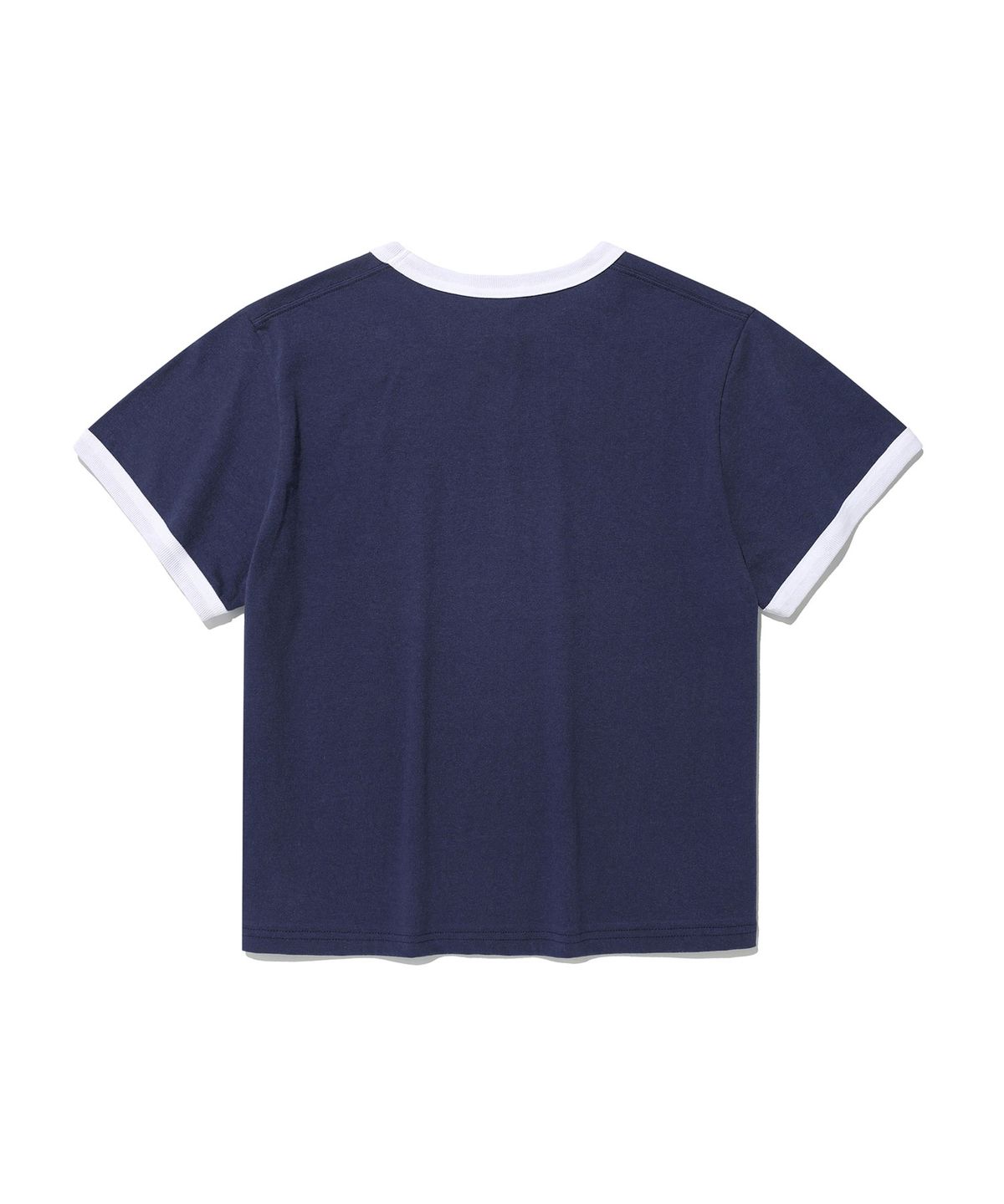 이스트쿤스트(ISTKUNST) CHERRY CROP RINGER TEE_NAVY(IK2FMFT527A)