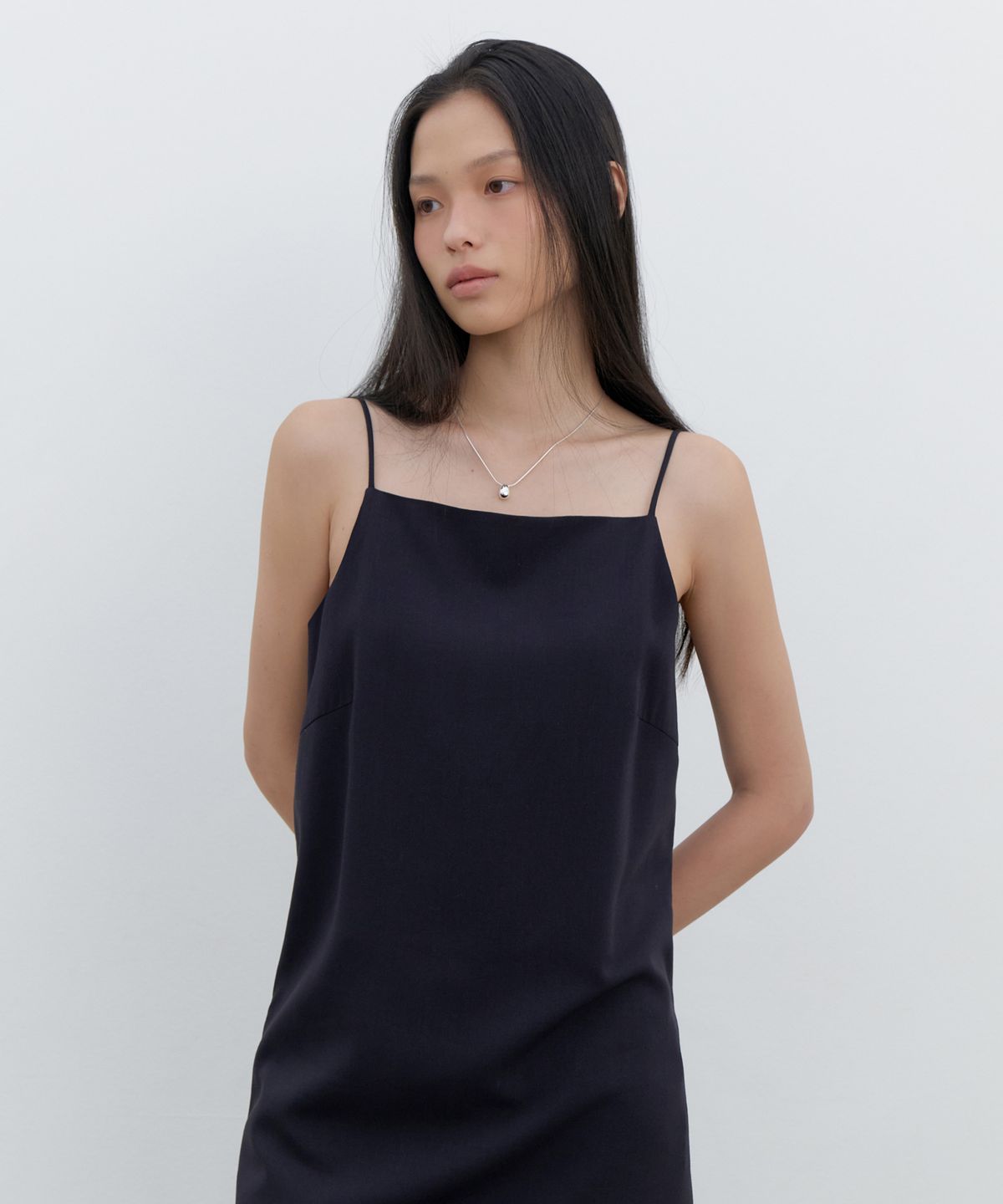 유라고(URAGO) Square maxi camisole dress