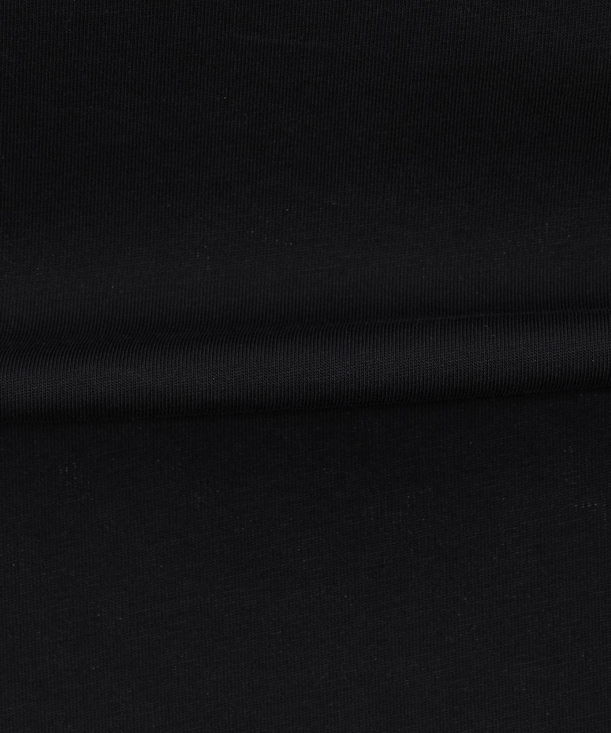 베이직하우스(BASIC HOUSE) 여성 실켓 소매변형 반팔티셔츠 블랙 LZTS3213
