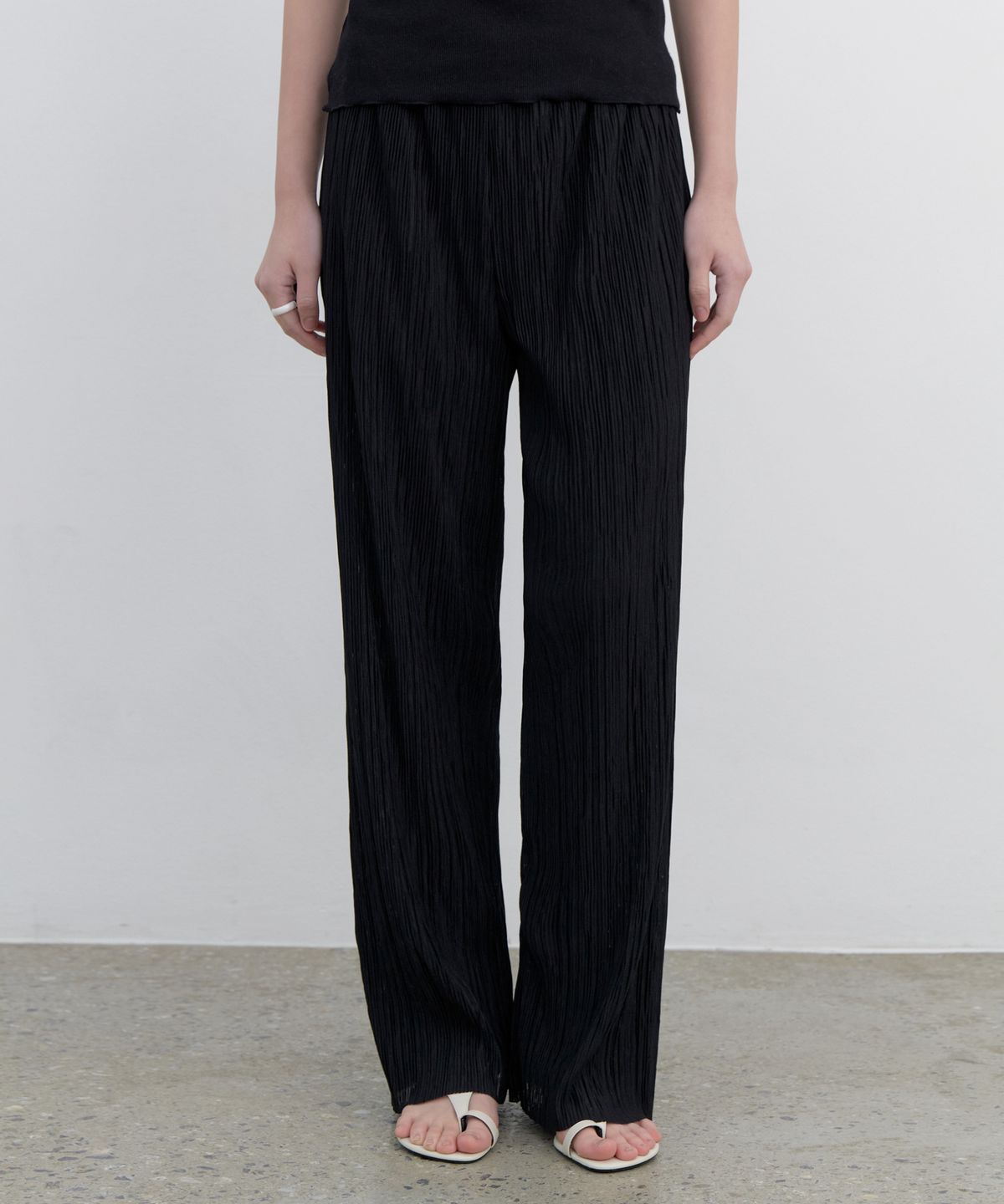유라고(URAGO) Pleats banding pants