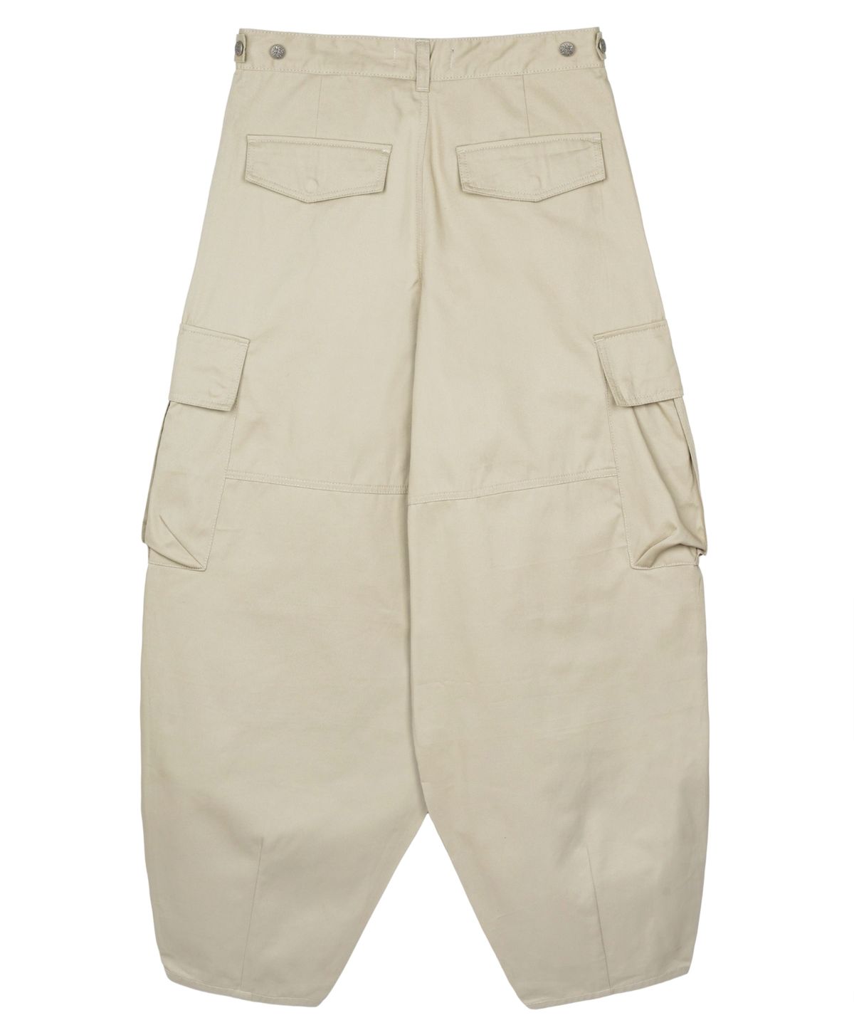 아이돈워너셀(IDWS) Andy Twill Balloon Cargo Pants Beige