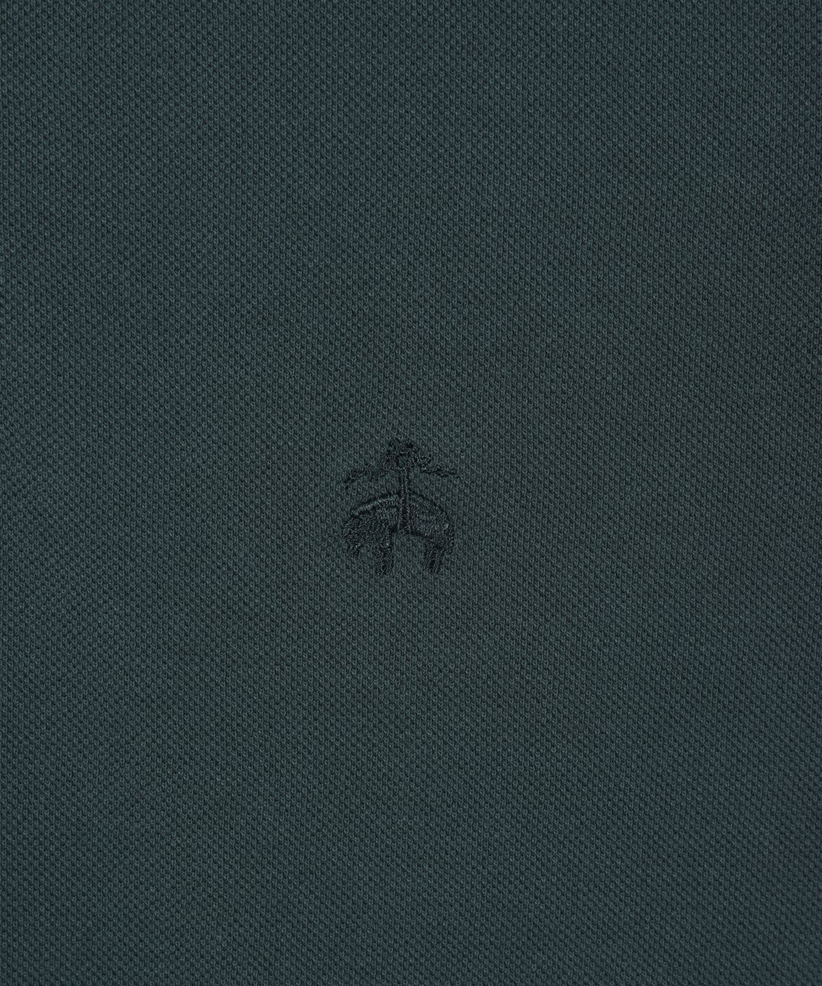 브룩스 브라더스(BROOKS BROTHERS) 로고 코튼 피케 폴로셔츠 (다크그린) (BBNTMO201AJFM)