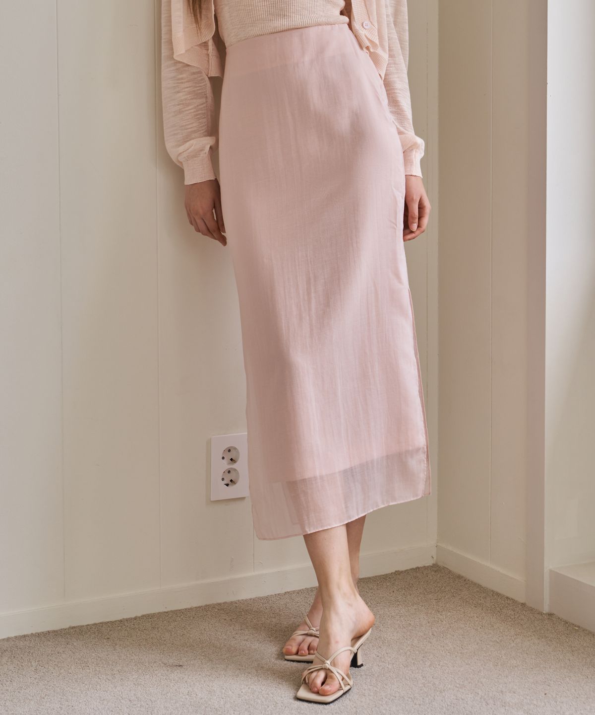 플로브(FLOVE) SHEER SKIRT VERSION 3_PK