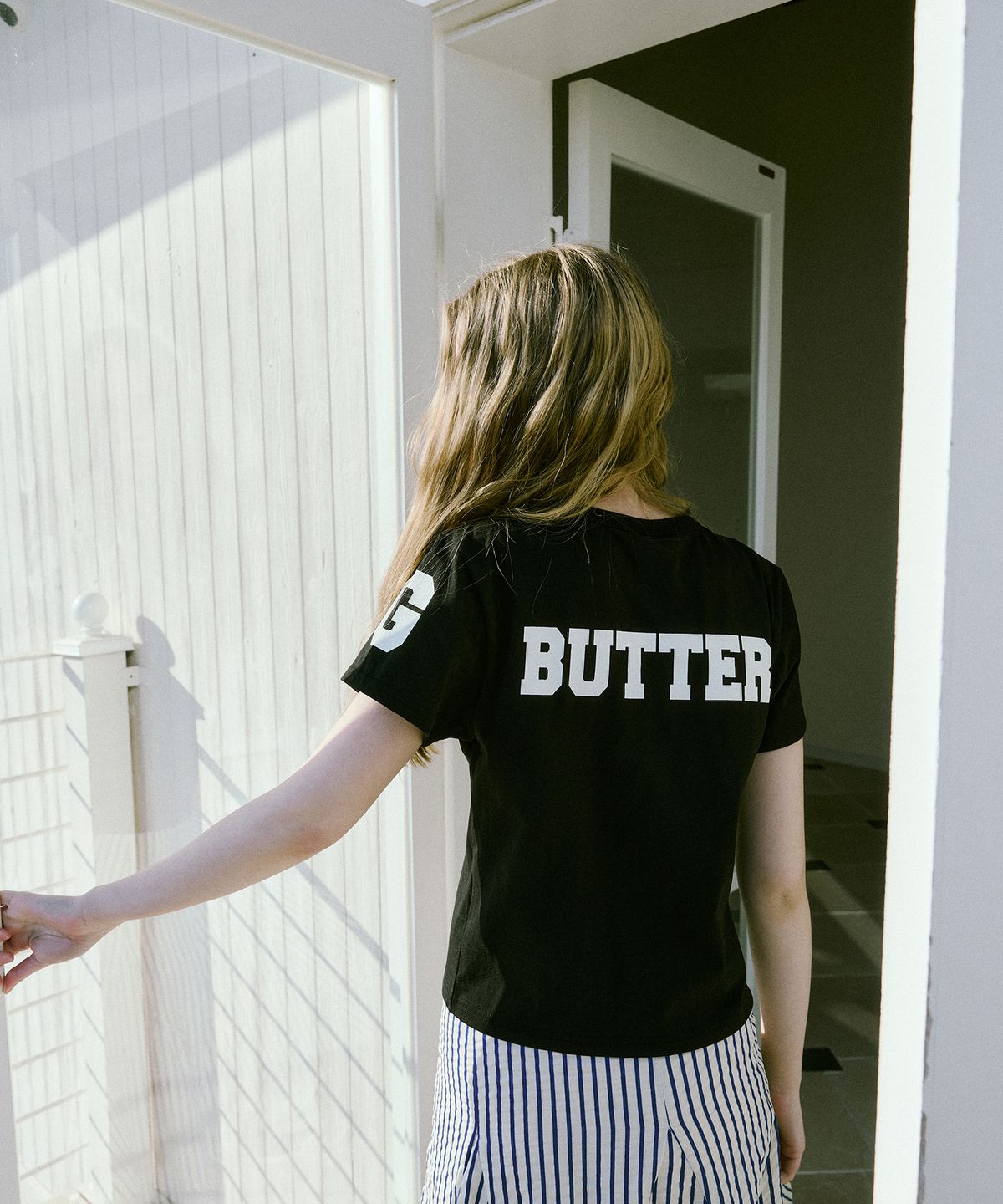 그린버터(GREENBUTTER) GB Logo Tee (Black)