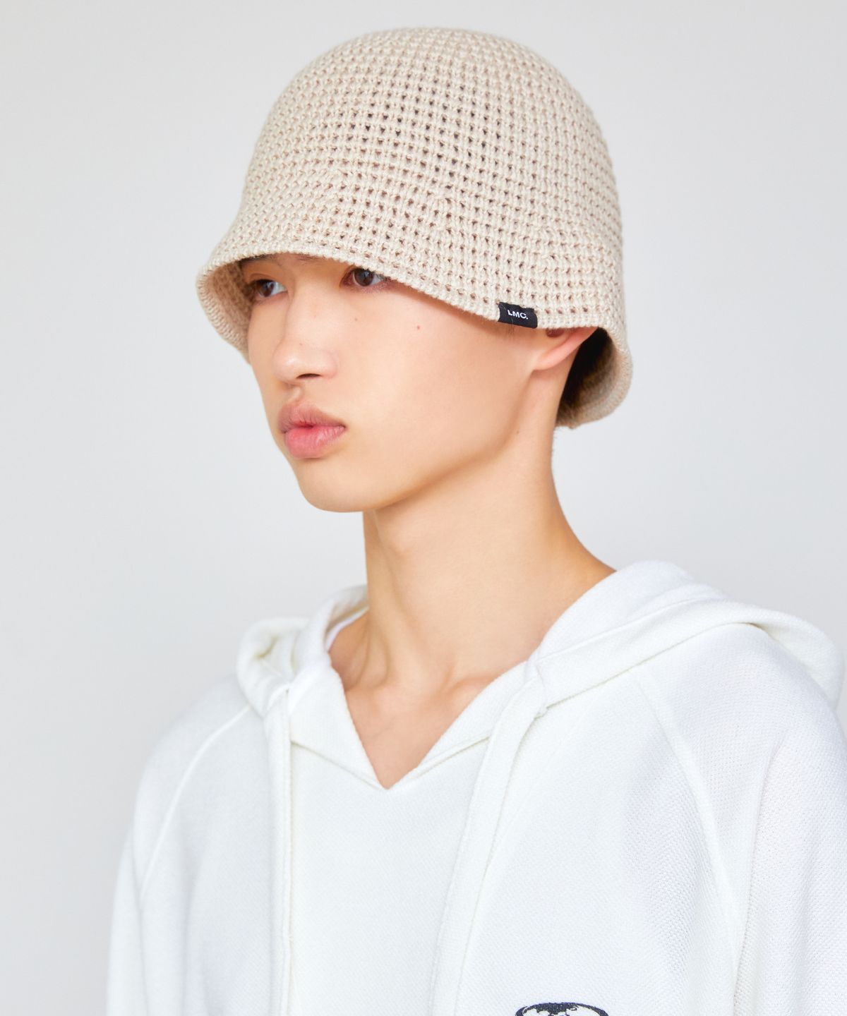 엘엠씨(LMC) CROCHET BUCKET HAT natural