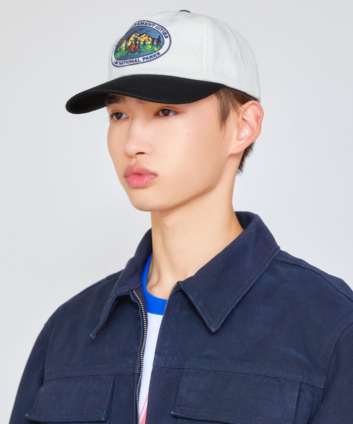 엘엠씨(LMC) VTG COLOR BLOCK 6PANEL CAP black