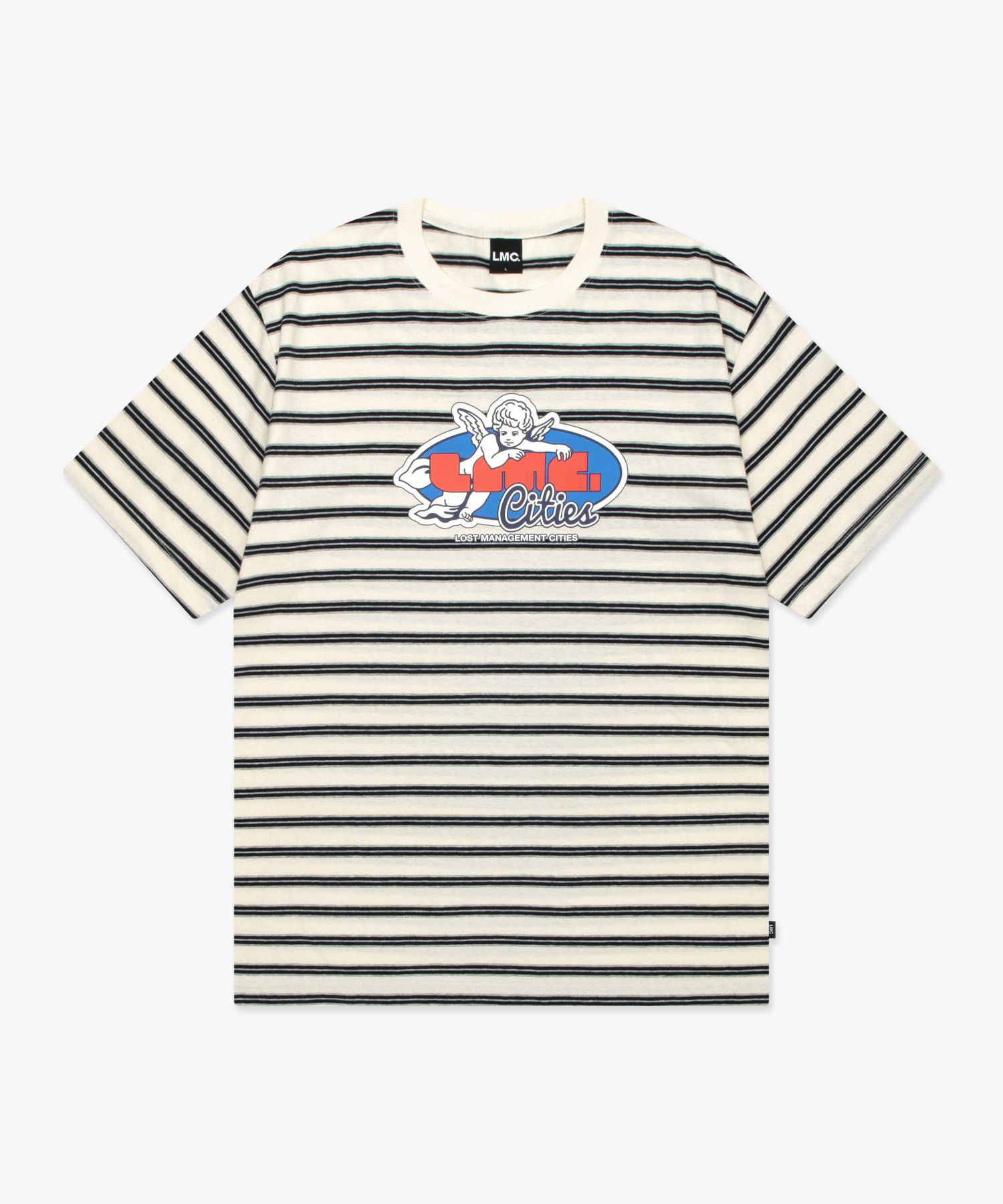 [LMC]UNISEX●ANGEL STRIPE TEE MUSINSA | LMC ANGEL STRIPE TEE off white