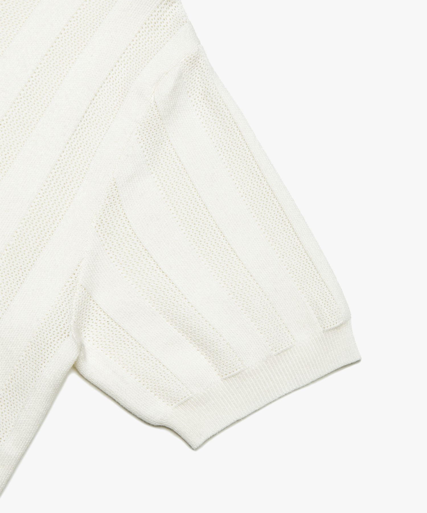 MUSINSA公式 | LMC MESH KNIT POLO SHIRT ivory