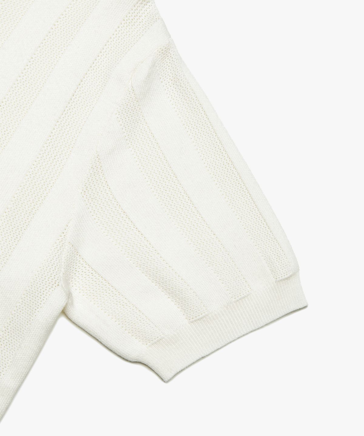 엘엠씨(LMC) MESH KNIT POLO SHIRT ivory