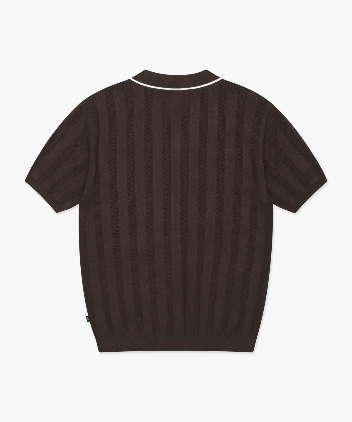 엘엠씨(LMC) MESH KNIT POLO SHIRT brown