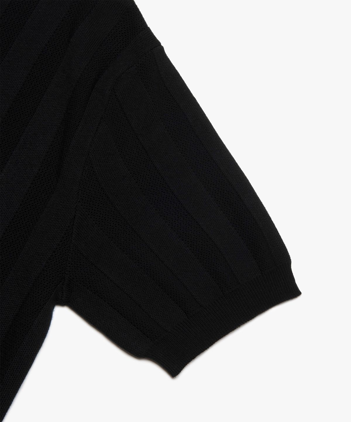 엘엠씨(LMC) MESH KNIT POLO SHIRT black