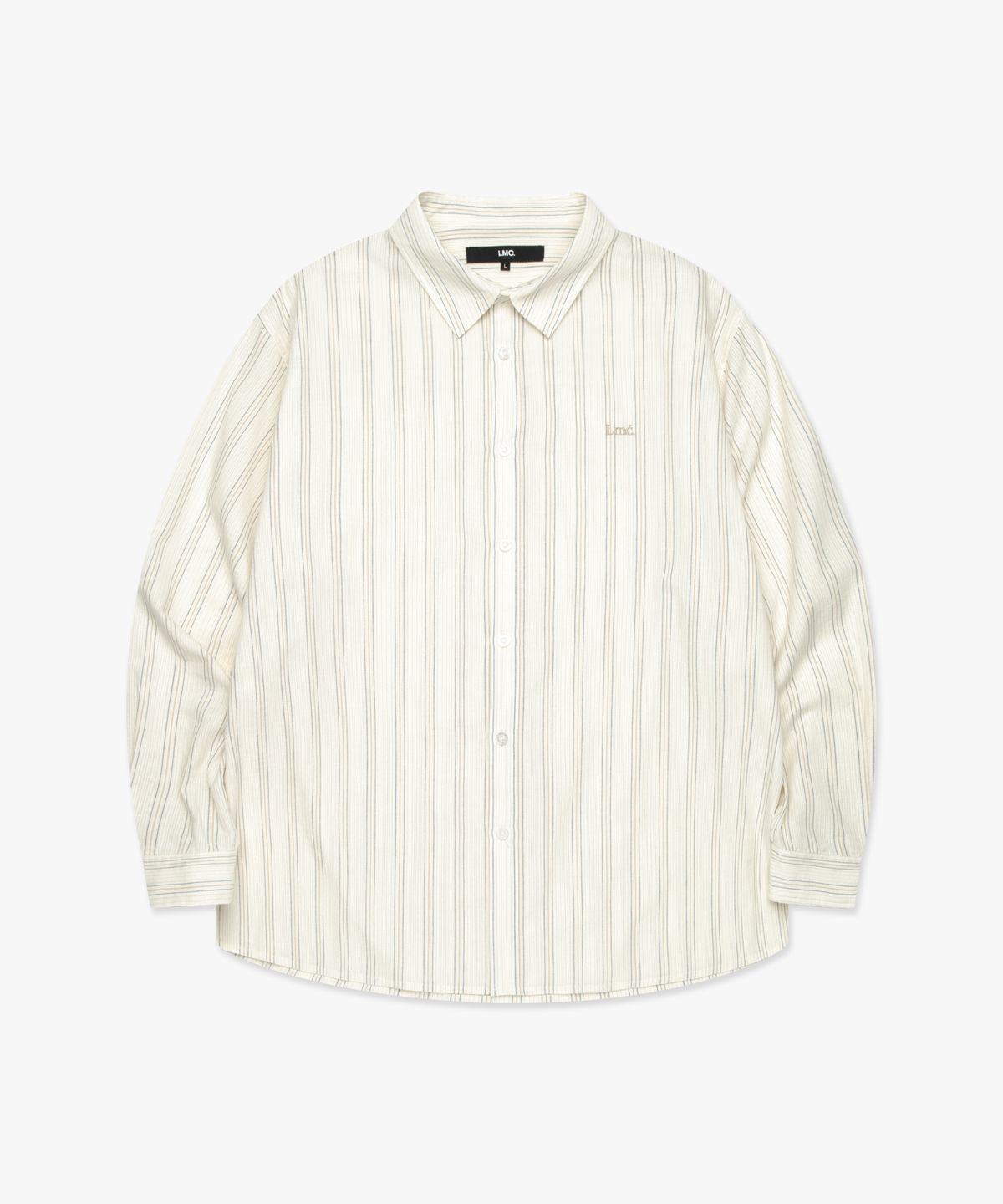 엘엠씨(LMC) NEW CLASSIC LOGO SHEER SHIRT ivory