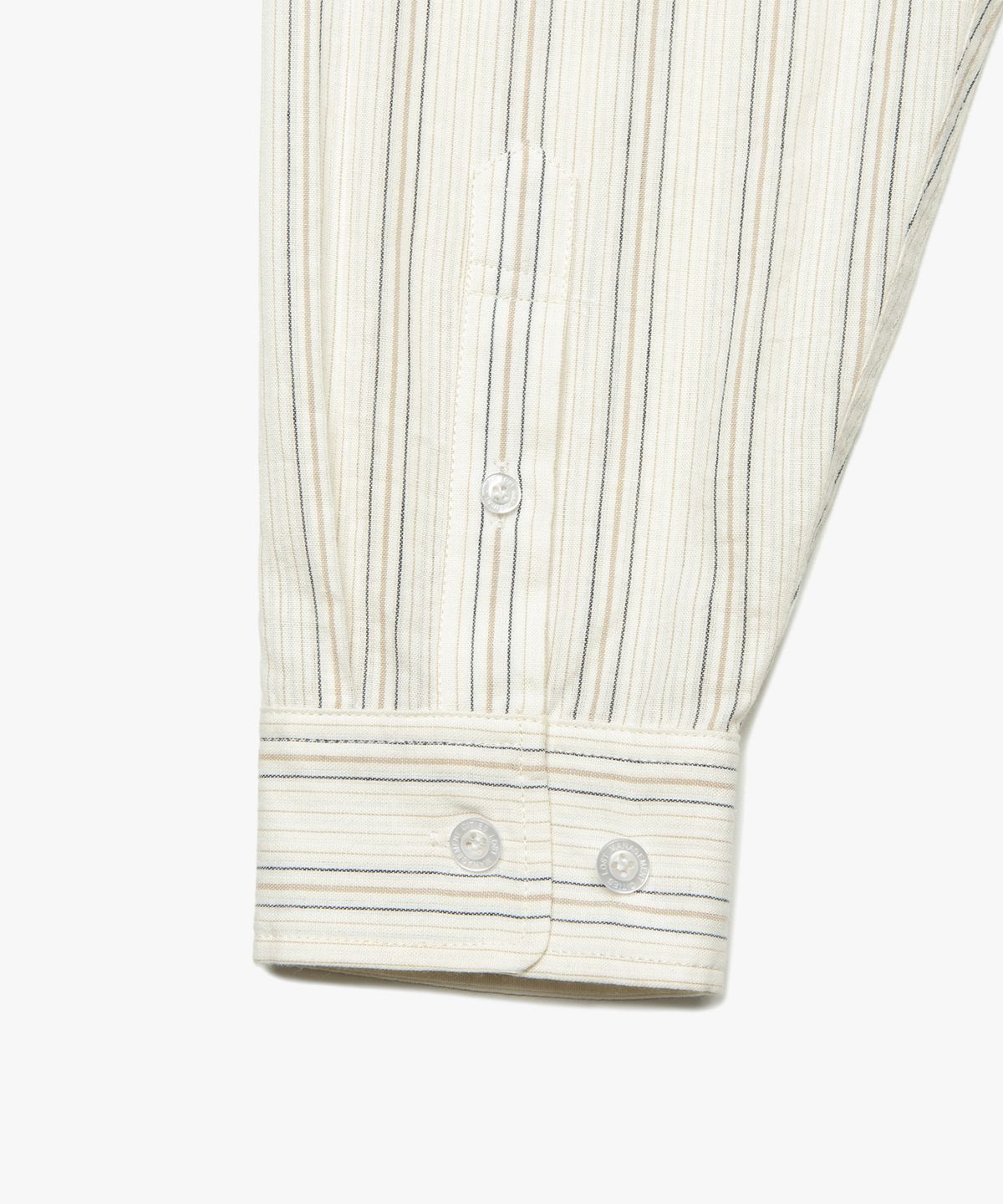 엘엠씨(LMC) NEW CLASSIC LOGO SHEER SHIRT ivory
