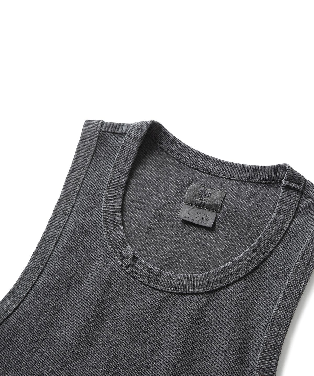 에스파이(ESFAI) VTG SLEEVELESS (CHARCOAL)