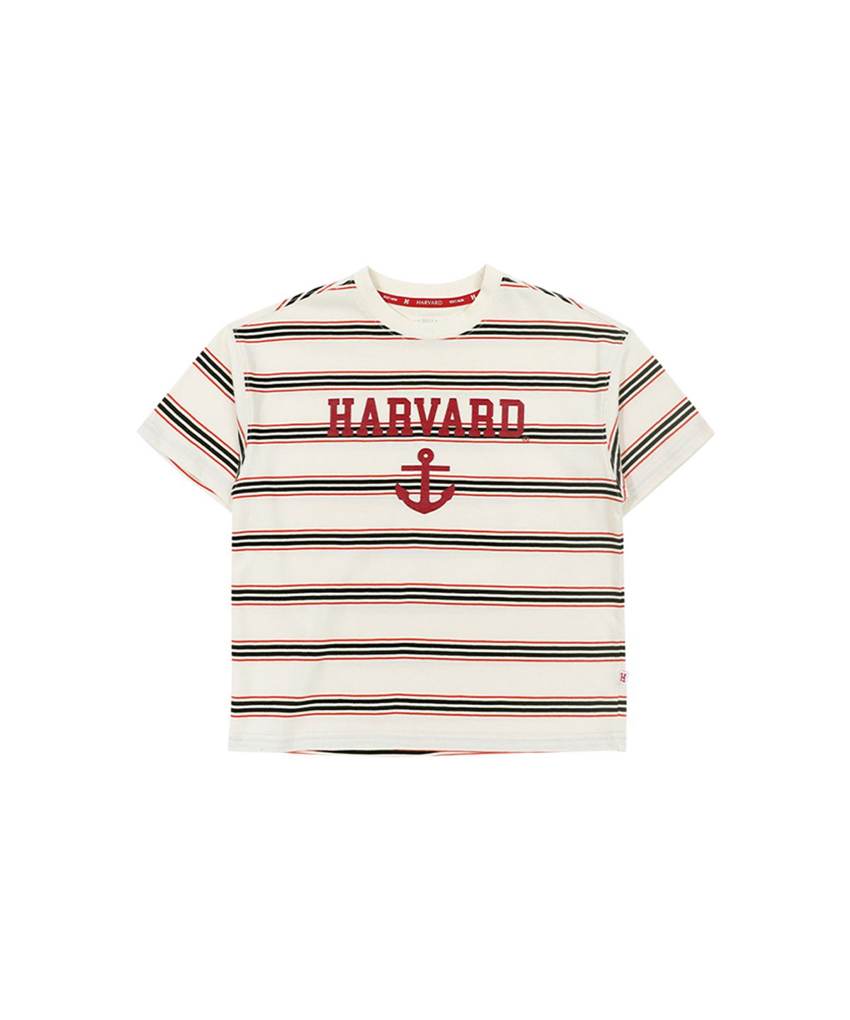 하버드 키즈(HARVARD KIDS) 하버드 스트라이프 티셔츠 HJPTHSD24080