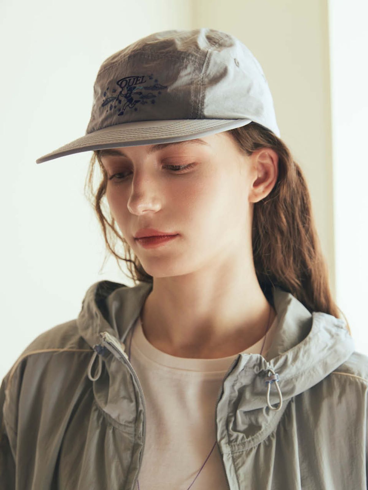 오앨(OUEL) OUEL CAMP CAP_SILVER