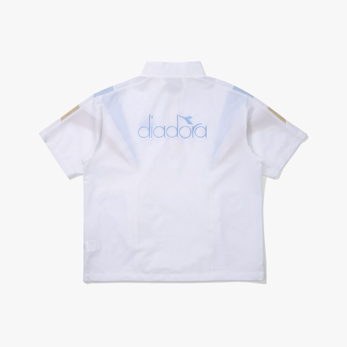디아도라(diadora) 그랜드슬램 에어리 하프 반팔 아노락 BLUE