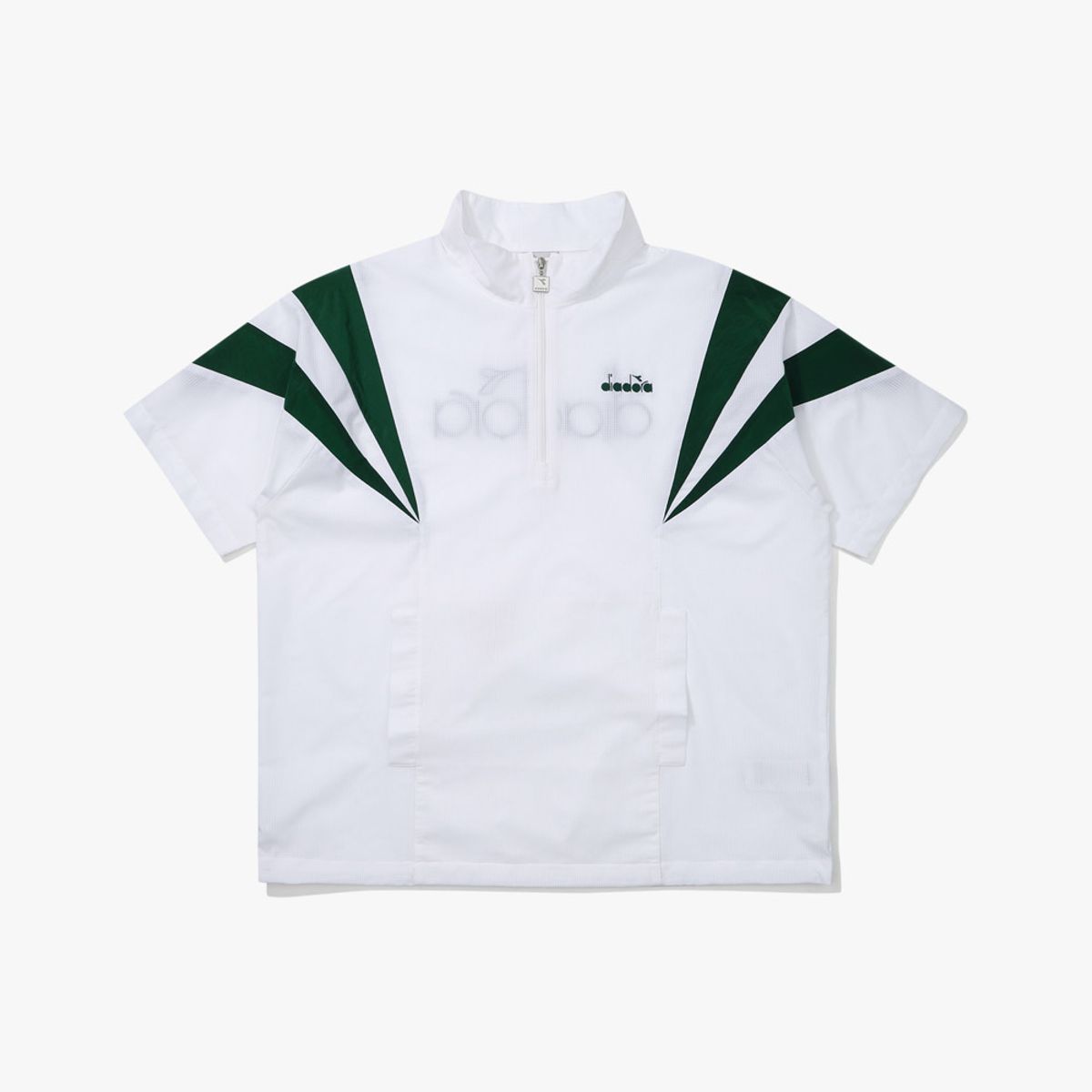 디아도라(diadora) 그랜드슬램 에어리 하프 반팔 아노락 OFF WHITE