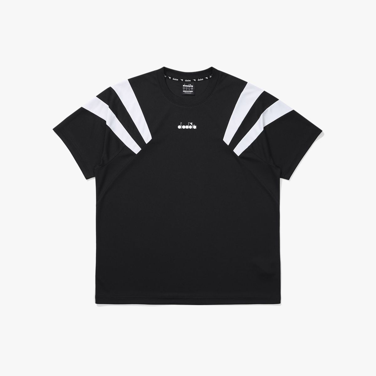 디아도라(diadora) 그랜드슬램 에어리 메쉬 반팔 티셔츠 BLACK