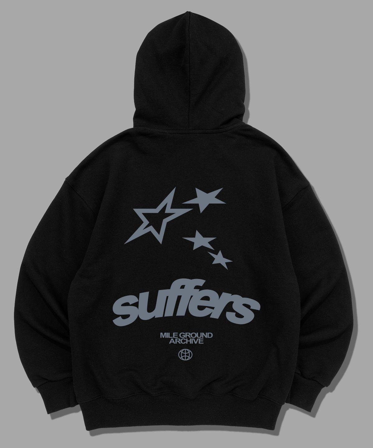 더마일(THEMILE) Surffers Hooded Zip-up [BLACK]
