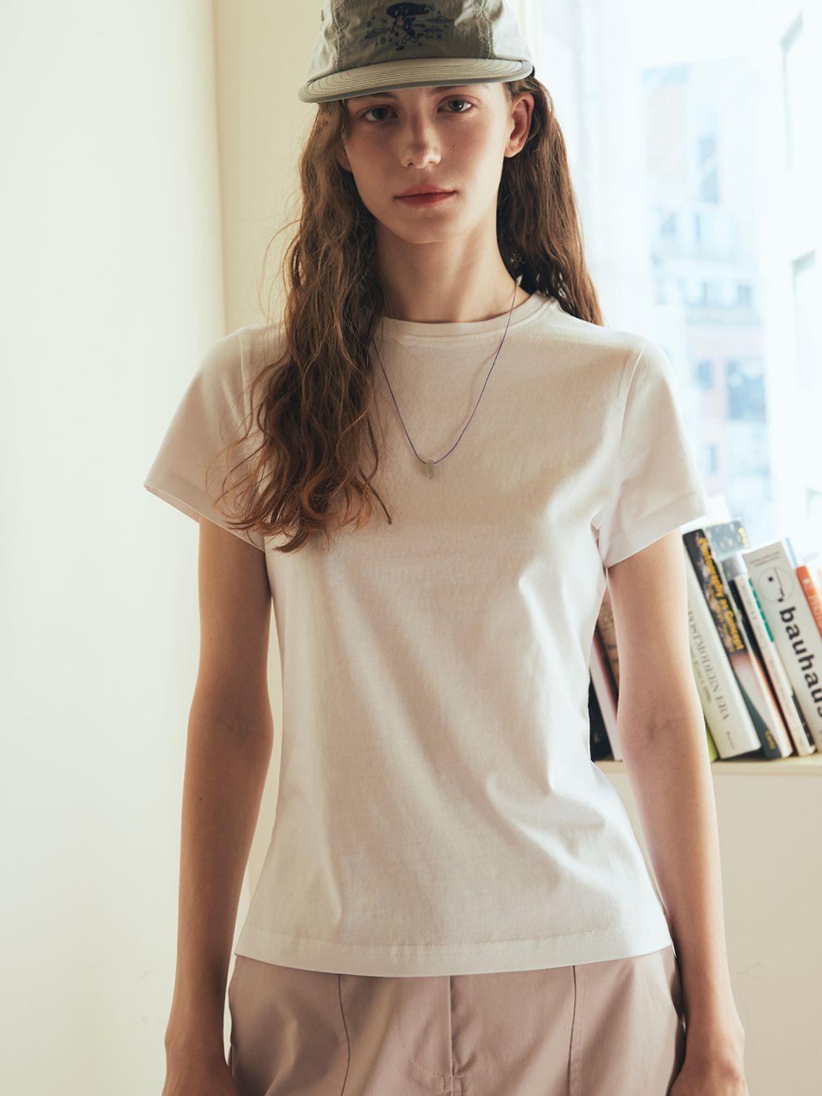 오앨(OUEL) SHORT SLEEVE JERSEY TOP_WHITE