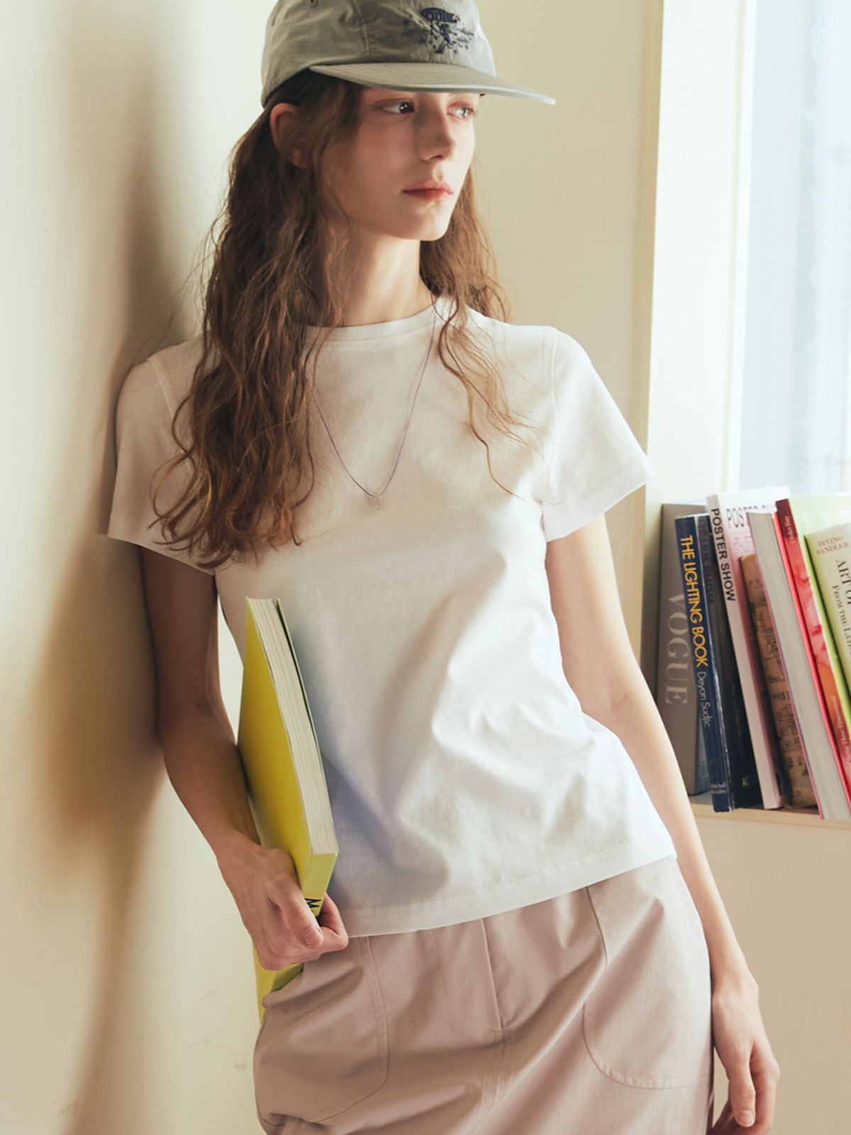 오앨(OUEL) SHORT SLEEVE JERSEY TOP_WHITE