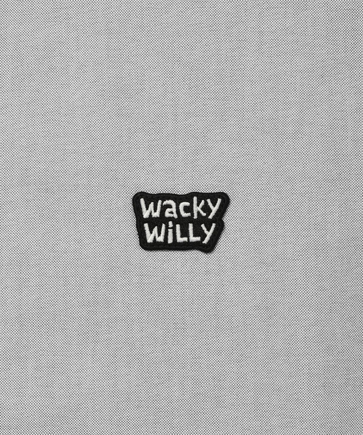 와키윌리(WACKY WILLY) 와펜 옥스포드 반팔 셔츠 그레이