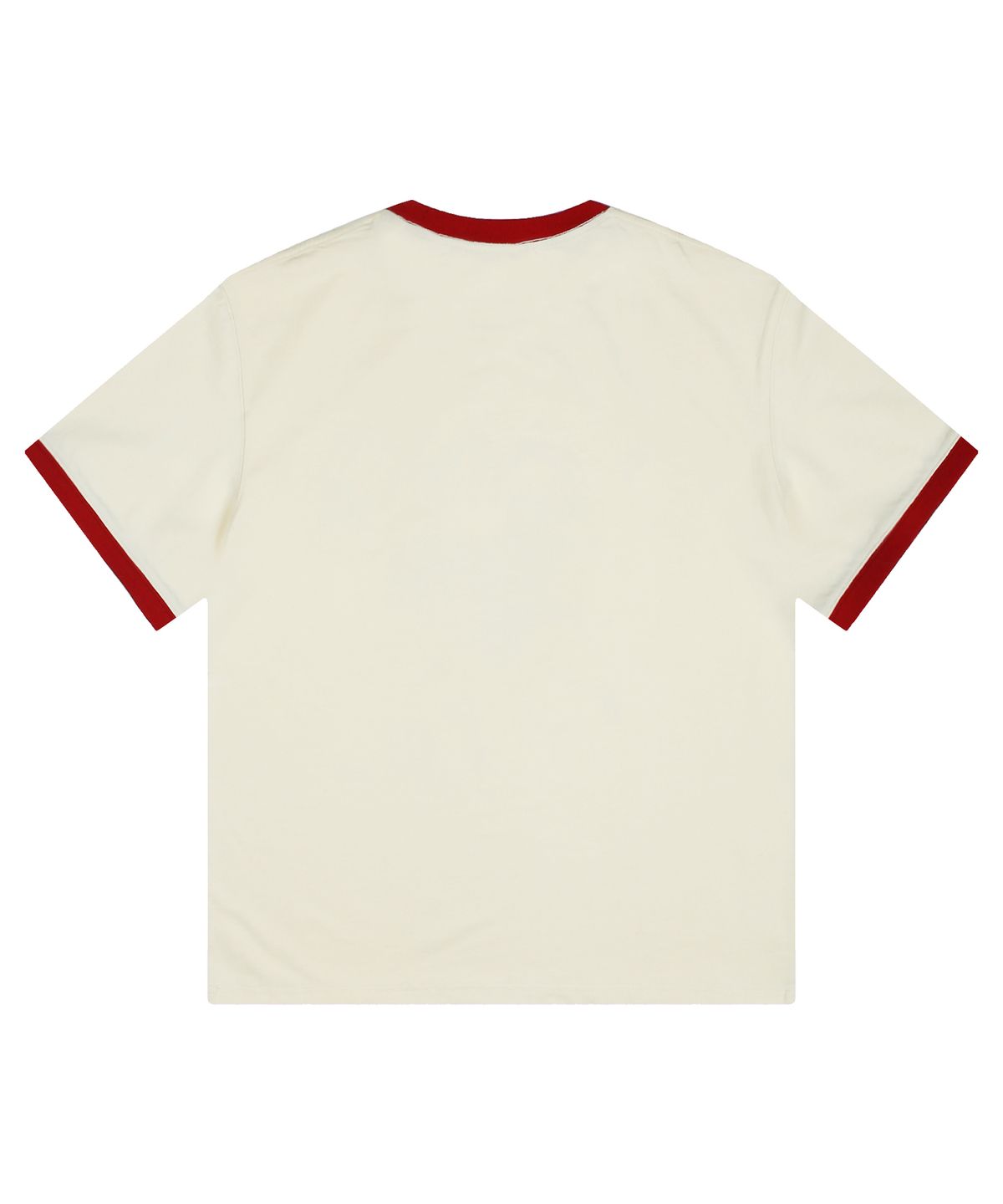 엑스톤즈(XTONZ) XTT137 피어스 베이식 링거 티셔츠 (IVORY)