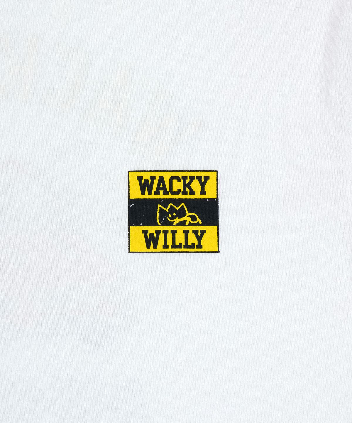 와키윌리(WACKY WILLY) 키키 드라이빙 그래픽 반팔 티셔츠 화이트