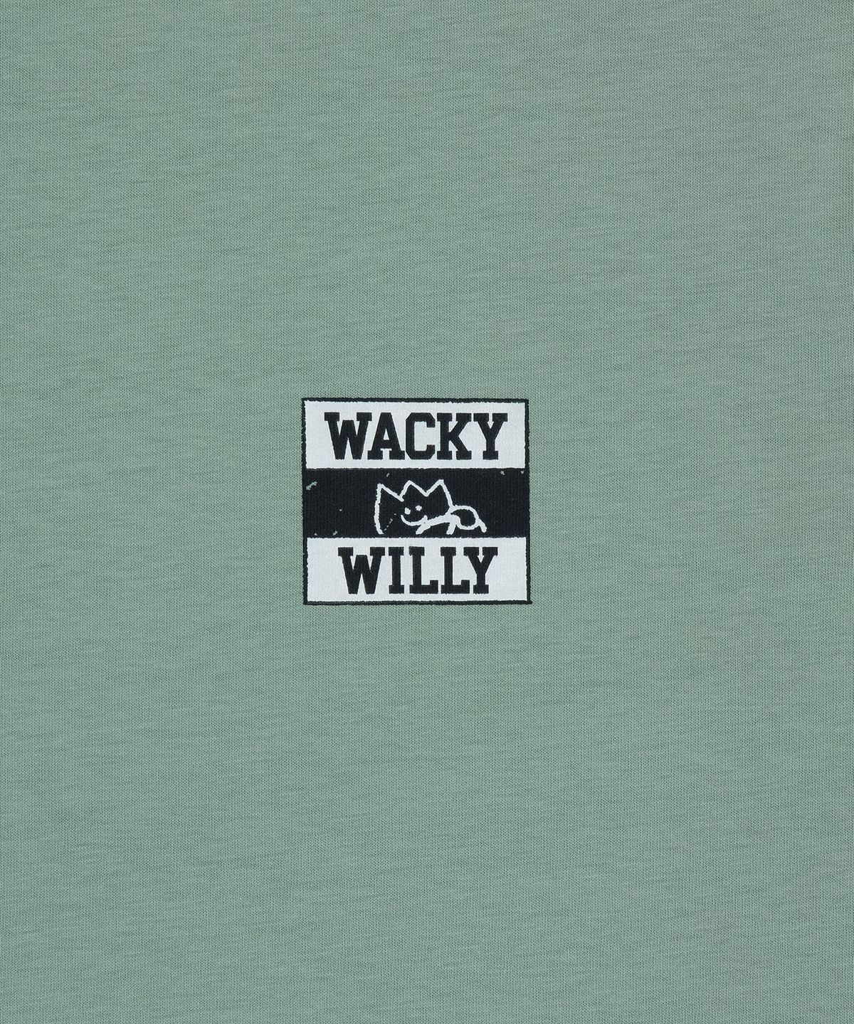 와키윌리(WACKY WILLY) 키키 드라이빙 그래픽 반팔 티셔츠 그린
