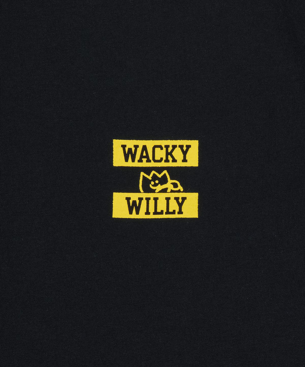 와키윌리(WACKY WILLY) 키키 드라이빙 그래픽 반팔 티셔츠 블랙