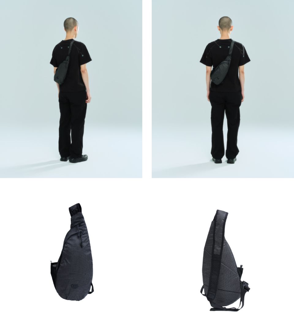 MUSINSA公式 | ARC 超軽量ボタ スリングバッグ 3L - グレシャイア ブルー