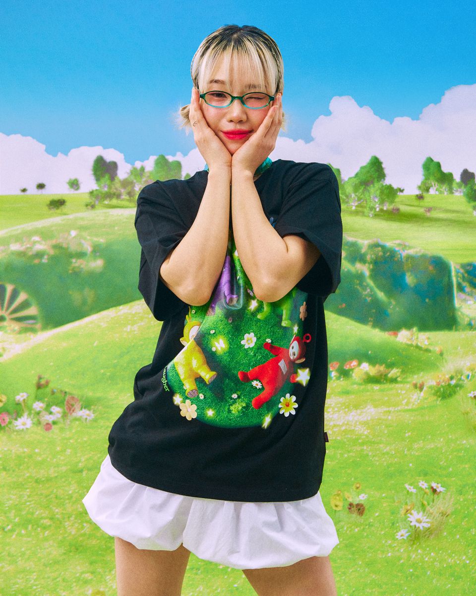 MUSINSA公式 | LAUGHER [テレタビーズ] ガーデンテレタビーズTシャツ