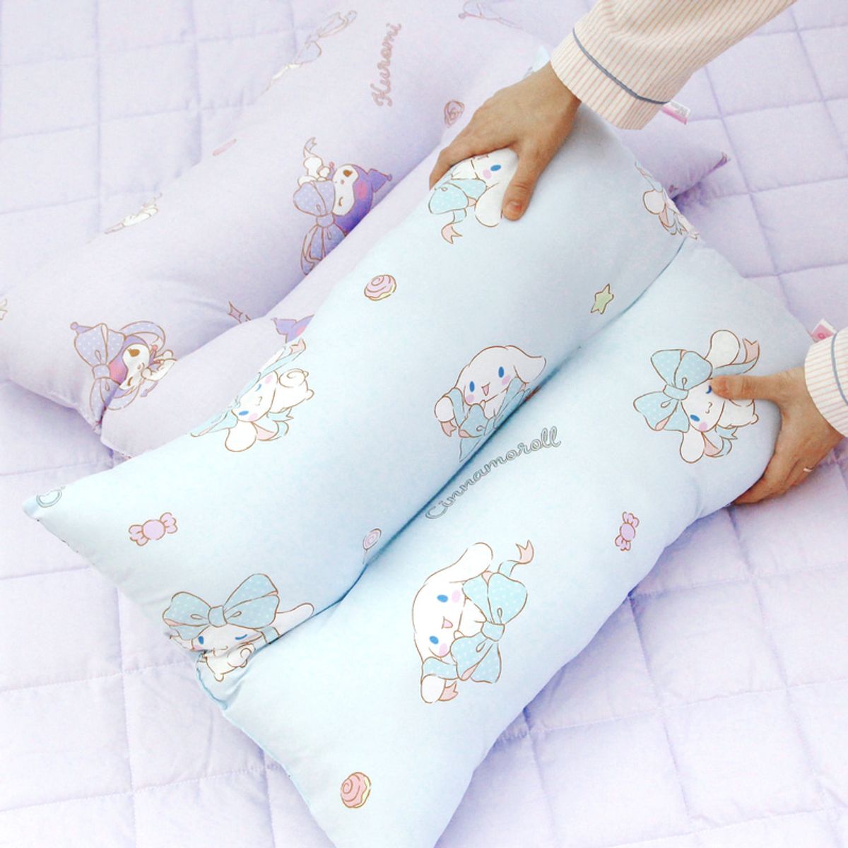 나라홈데코(NARAHOMEDECO) 산리오 시나모롤 경추베개 리본