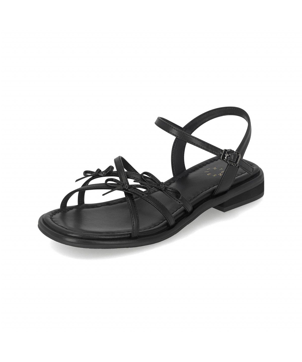 엘칸토(ELCANTO) 인텐스 여성 트렌디 리본 플랫 샌들 2cm LCWW61I526