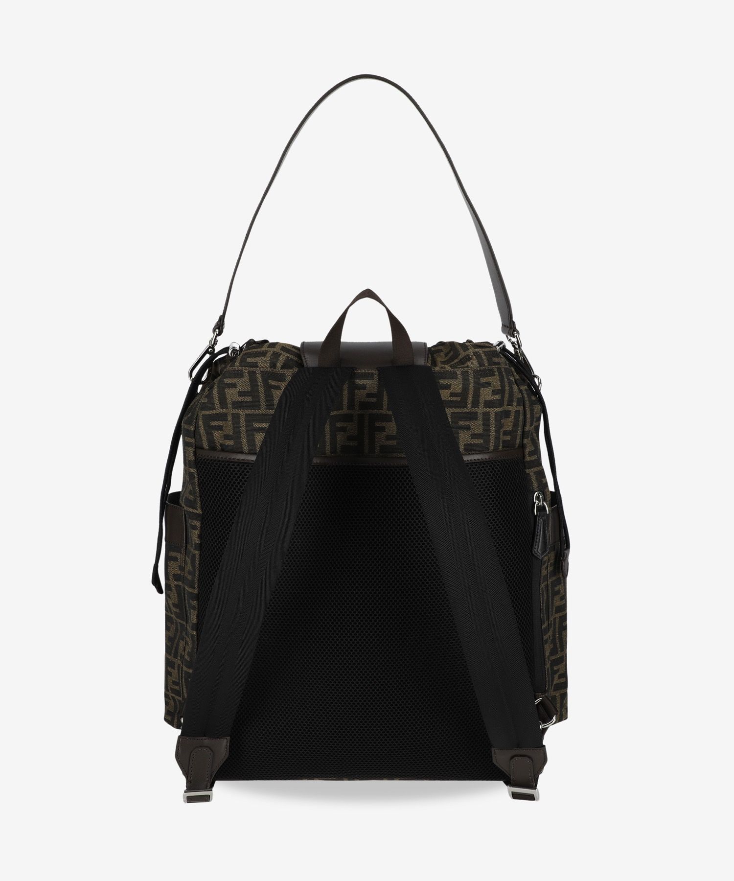 バックパック・リュック FENDI Women Backpacks 7VZ056AG0MF19KW BROWN Fendi Strike Large Fabric Multicolor | Fendi