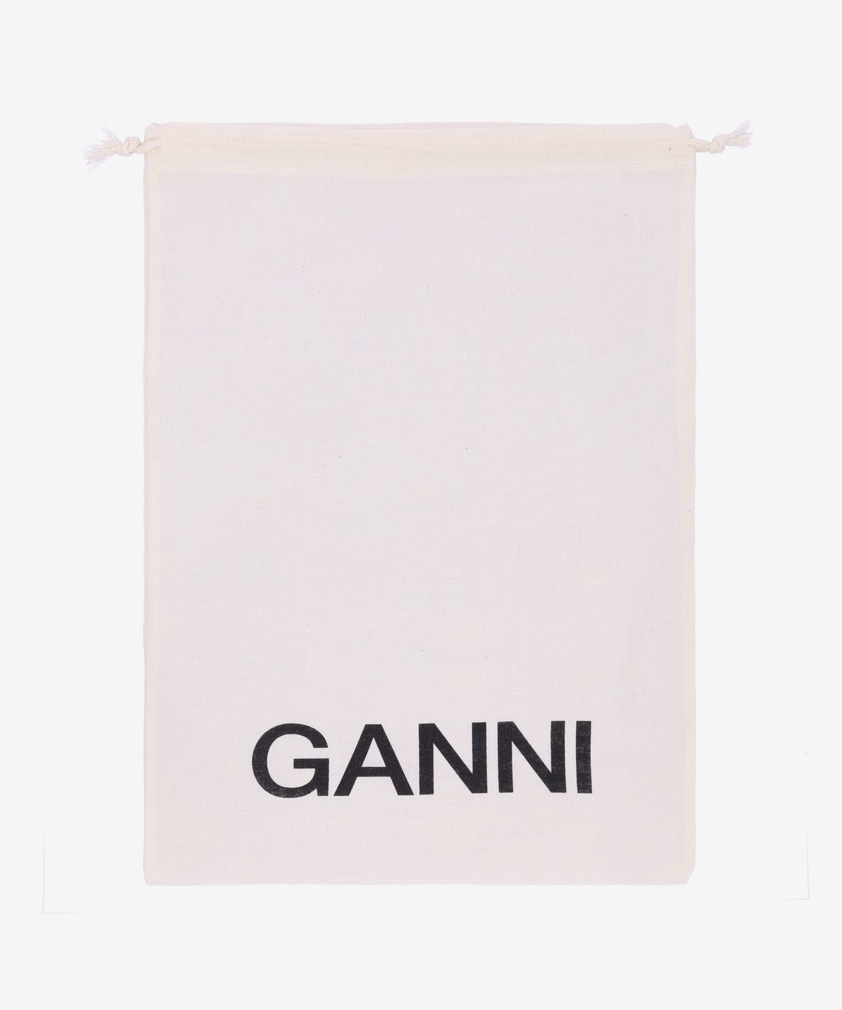 가니(GANNI) 아일렛 레이스업 발레리나 플랫 슈즈 - 에그렛 / S2962135
