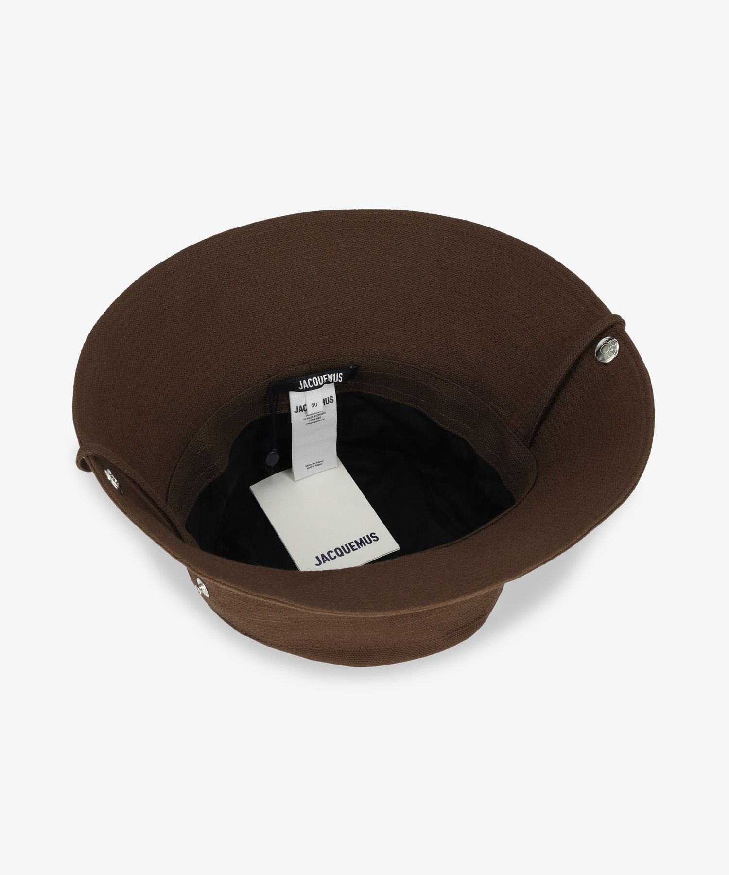 【JACQUEMUS】 Le Bob de Nimes Bucket Hat 255AC7215035850 JACQUEMUS Le Bob De Nimes embellished linen and cotton-blend