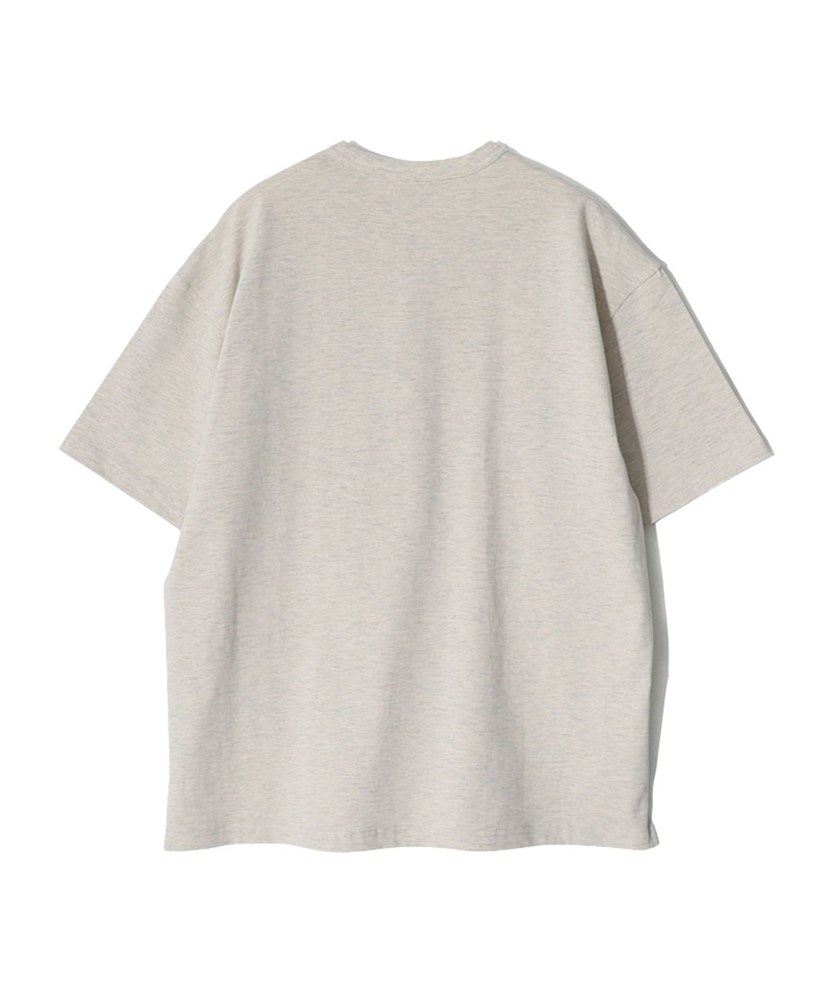 홀리선(HORLISUN) Lawrence Short Sleeve T-shirt Melange Beige