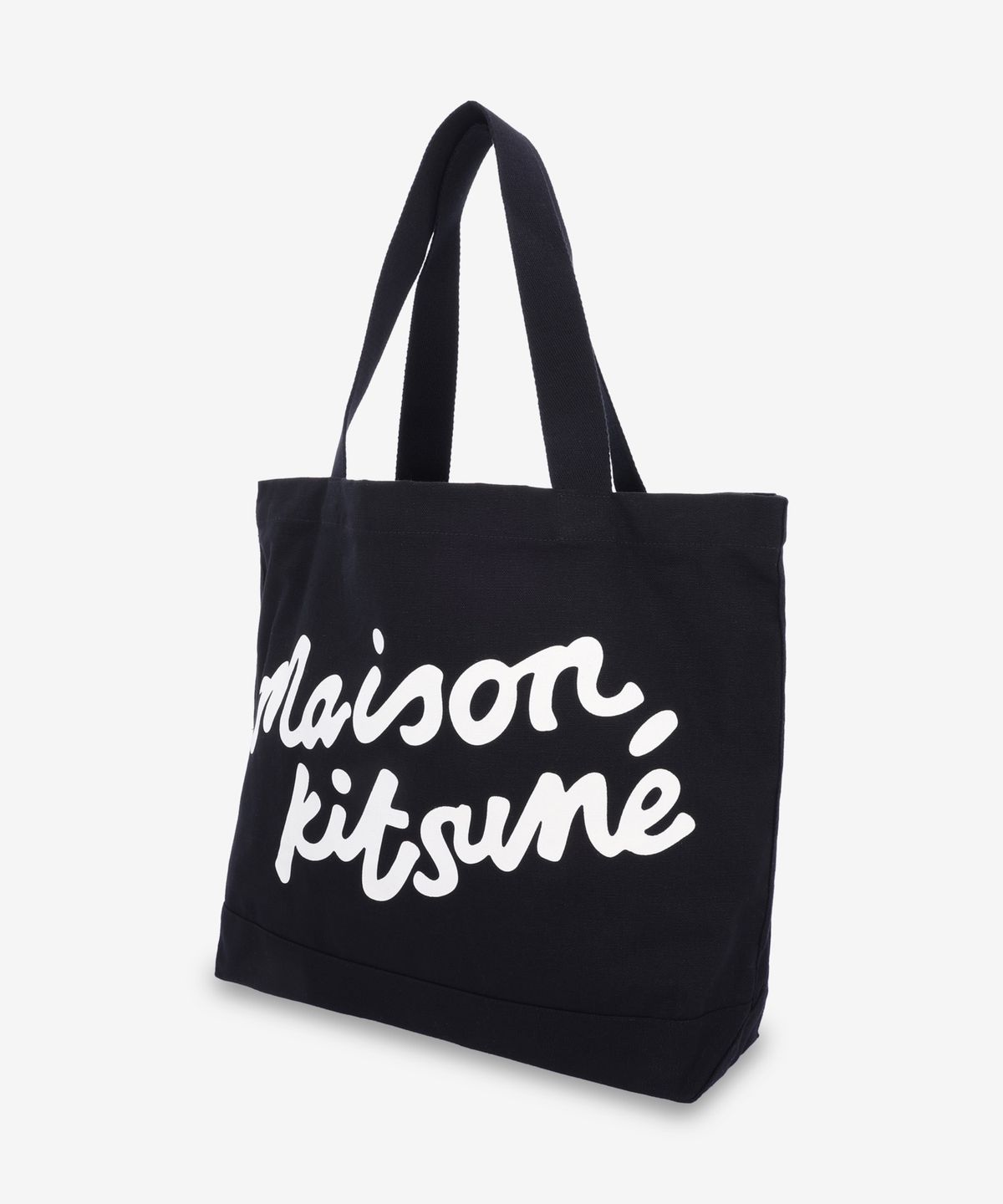 메종 키츠네(MAISON KITSUNE) 메종 키츠네 핸드라이팅 토트백 - 블랙 / OW05124WW9042P199