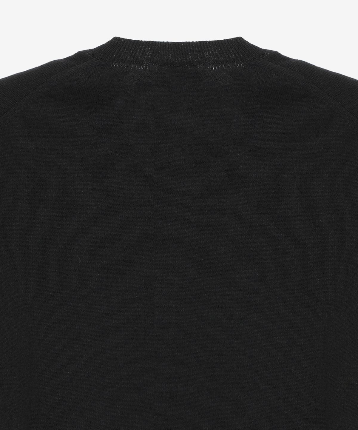 꼼데가르송 플레이(COMME DES GARCONS PLAY) 레드 하트 엠블럼 라운드넥 가디건 - 블랙 / AXN0070511