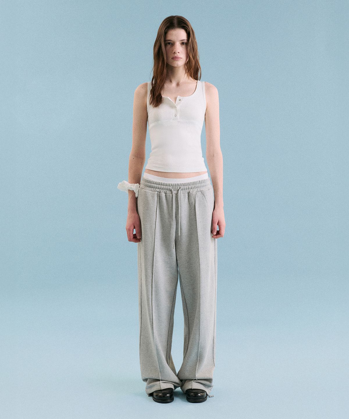 로라로라(ROLAROLA) NUBASIC JOGGER PANTS GRAY