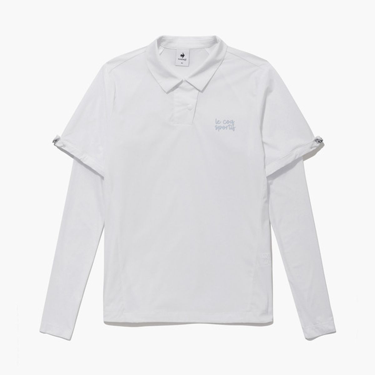 르꼬끄 골프(LECOQ GOLF) 여성 반팔 우븐 레이어드 냉감 긴팔 티셔츠 (GQ122LTL31)
