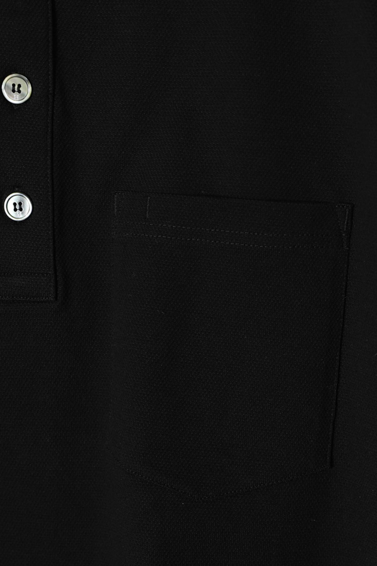 홀리선(HORLISUN) Sumerset Short Pique Pullover Shirt Black